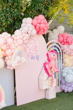 Load image into Gallery viewer, 6 ft Rainbow backdrop rental