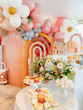 Load image into Gallery viewer, 6 ft Rainbow backdrop rental