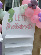 Load image into Gallery viewer, 5ft arch shelf favor wall rental