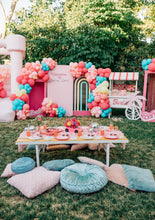 Load image into Gallery viewer, 6 ft Rainbow backdrop rental