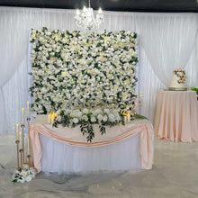 Load image into Gallery viewer, White and Green Flower Wall
