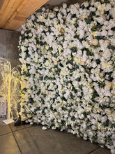 Load image into Gallery viewer, White and Green Flower Wall
